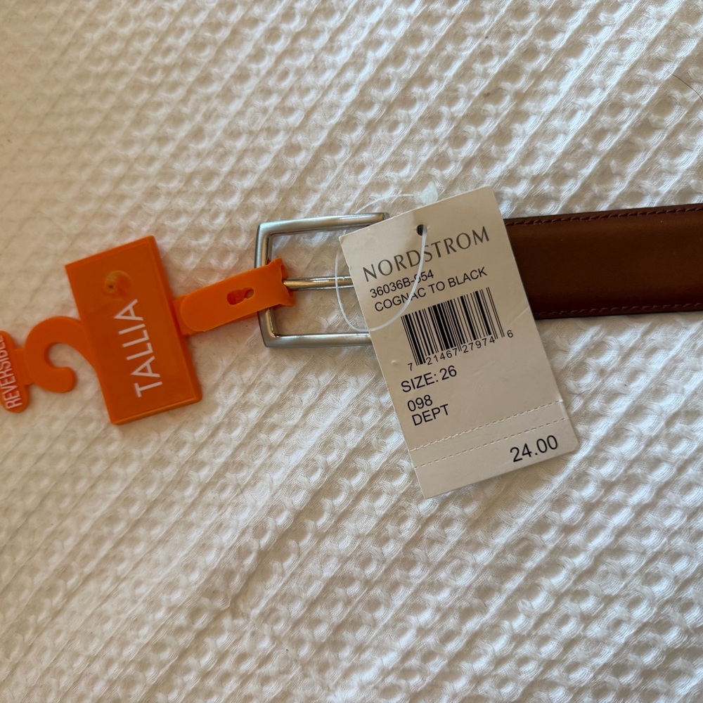 TALLIA Cognac to Black Men's Belt